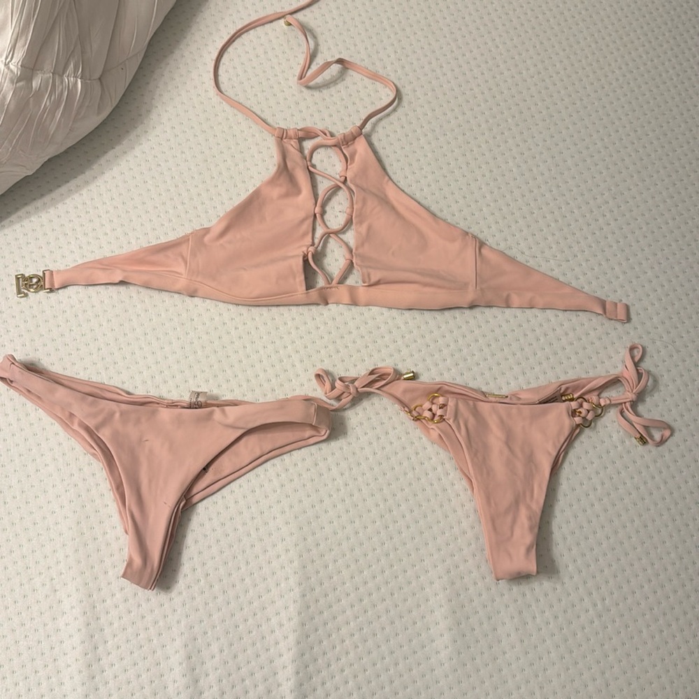 Beach bunny bikini with two bottoms